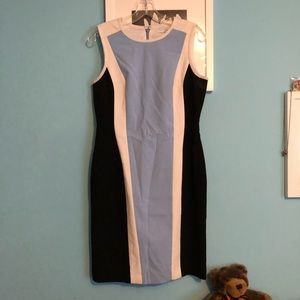 Calvin Klein colorblock dress